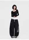 Yılan Baskılı Pantolon, stil görünüm — Navra Wear
