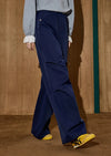 Wide Leg Beli Lastikli Jogger, arka görünüm — Navra Wear