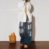 Graphic Color Printed Sleek Faded Denim