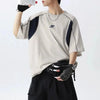 Airflow Contrast Embroidery Short Sleeve T-Shirt