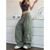 StreCool etear High Quality Green Bell Leg Bggy Denim