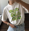 Women Iced Back-In-Time Fruit Print Everyday T-Shirt
