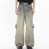 Metro Comfort Faded Bell Leg Utility Denim