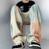 Colorful Graphic Batik Relaxed Denim