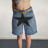 Constellation Patchwork Shorts