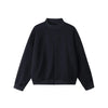 Fermuarlı Basic Sweatshirt, stil görünüm — Navra Wear