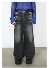Chic 2000s Classic Graphic Bell Leg Denim