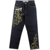 Stitched Spliced Classic Fit Denim