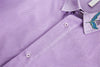 Violet Rose Print Womens Woven Top
