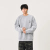 Nakışlı Bisiklet Yaka Sweatshirt, kombin görünüm — Navra Wear