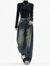 Heritage High-Rise Bell Leg Denim