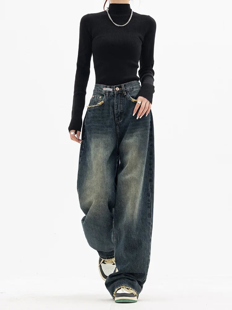Heritage High-Rise Bell Leg Denim
