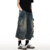 Urban Chill Rinse Utility Denim Shorts