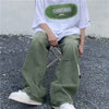 Metro Ombre Green Denim High-Rise Denim