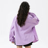 Violet Rose Print Womens Woven Top