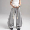 Bol Kesim Beli Lastikli Jogger, önden görünüm — Navra Wear