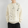 Splatter Art Graphic Sweatshirt