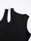 Statement Rib-knit Tank Top