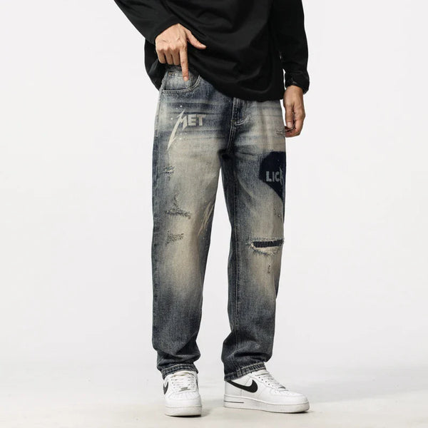 Western Style High Street Heavy Craft Denim alternatif görünüm