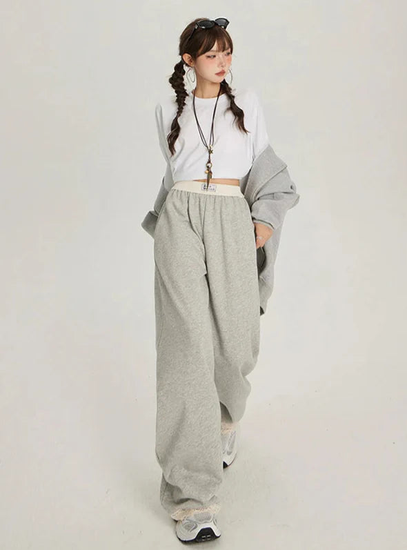 Wide Leg Jogger, önden görünüm — Navra Wear