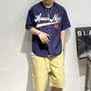 Varsity Letter Print Retro Casual Top