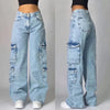 Rinse Relaxed High-Rise Wide Denim