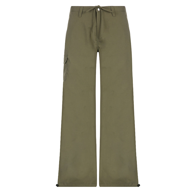 Low-Rise Drawcord Field Pants