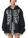 Skull Street Print Sweatshirt