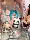Digital-Age Adorable Print Raglan T-Shirt