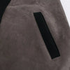 Metro Grunge Mosaic Suede Sweatshirt