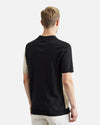 Revival Freedom-State Style Multi-Stripe Zip Sport-Collar T-Shirt