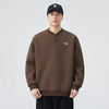 Peluş Basic Sweatshirt, yakın çekim — Navra Wear