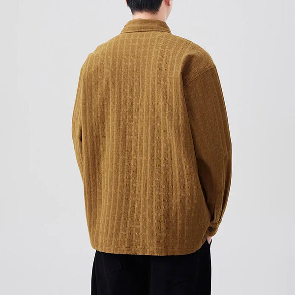 Classic Check Relaxed Versatile Casual Top alternatif görünüm