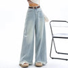 Relaxed High-Rise Urban Beat Bell Leg Denim