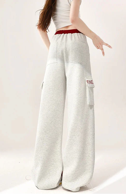 Vintage Bol Kesim Nakışlı Jogger alternatif görünüm