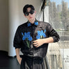 Bloom Stitch Oversized Hip Hop Top