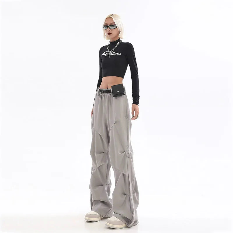 Oversize Pleat Cargo Trousers