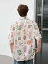Delicate Floral Summer Woven Shirt