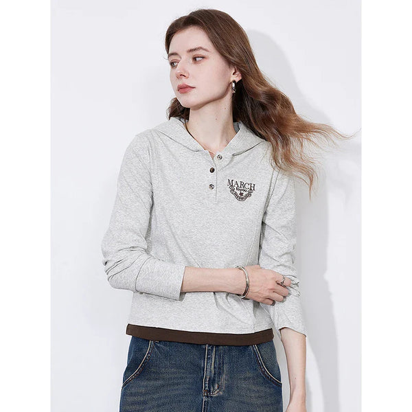 Vivid Slim Hood Sweatshirt alternatif görünüm