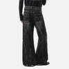 Metro Lightning Pattern Heritage Bell Leg Denim