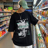 New-Millennium Curated Forest-Cub Print Unstructured Fit T-Shirt