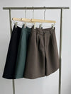 Tailored Throwback High-Rise Shorts