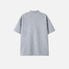 Heat-Wave Enduring Irregular Collar-Knit Collar T-Shirt