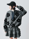 Autumn Floral Patch Sweatshirt