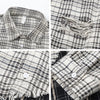 Kadın Ekose Gömlek, yakın çekim — Navra Wear