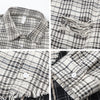 Kadın Ekose Gömlek, yakın çekim — Navra Wear