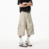 Western Style Metro Cotton Utility Denim Shorts