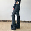 Studded Star Mosaic Denim Street Jeans