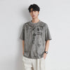 Foam Print Short T-Shirt