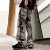 Metro Cyber Grey Stacked Relaxed Denim